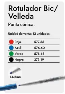 BIC - Rotulador/Velleda