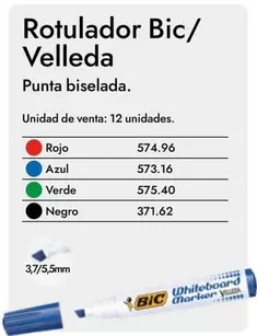 BIC - Rotulador Bic/Velleda