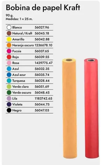 Kraft - Bobina De Papel