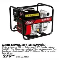 Campeón - Moto-Bomba Mrx-50