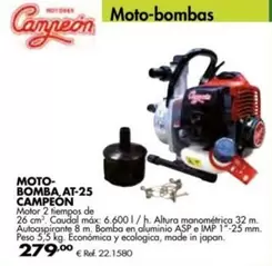 Campeón - Moto-Bomba AT-25