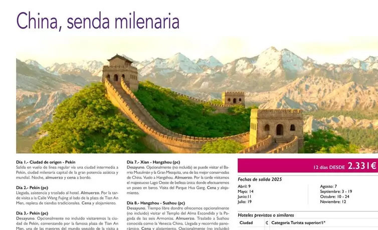 China/ Senda Milenaria