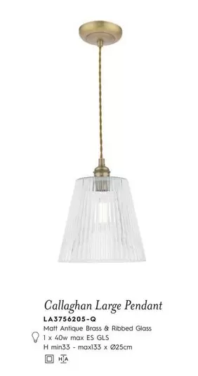 Callagran Large Pendant
