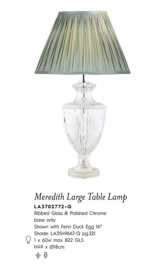 Meredith Large Table Lamp