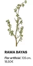 Rama Bayas Flor Artificial