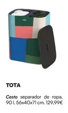 Tota - Cesto Separador De Ropa.