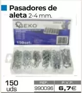 Eko - Pasadores De Aleta 2-4 Mm