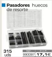 Pasadores Huecos De Resorte