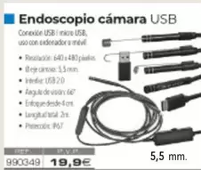 Endoscopio Cámara Usb
