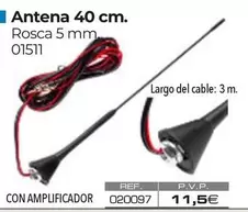 Antena 40 Cm.