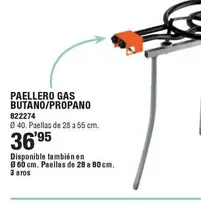 Paellero Gas Butano/ Propano