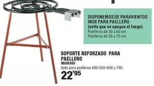 Soporte Reforzado Para Paellero