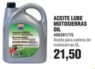 Aceite Lube Motosierras Oil