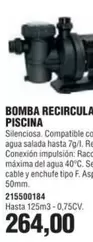 Bomba Recircula Piscina