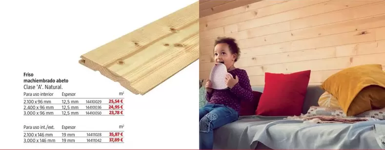 Friso Machiembrado Abeto