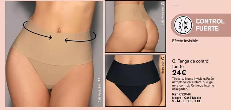 Tanga De Control Fuerte