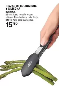 Pinzas De Cocina Inox Y Silicona