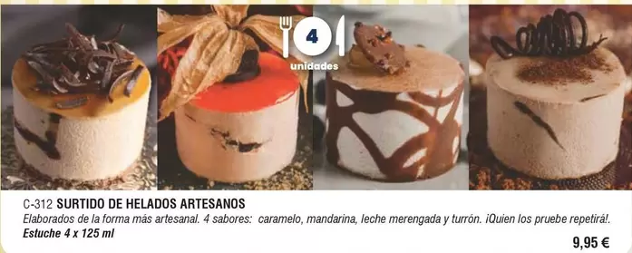 Surtido De Helados Artesanos