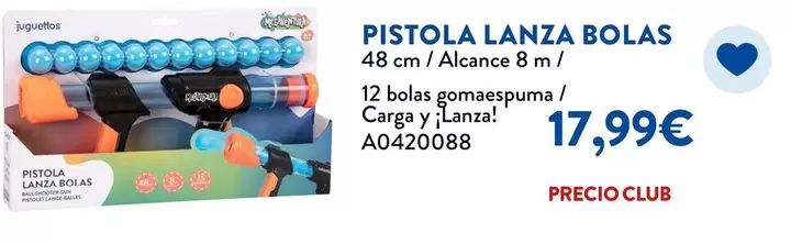 Juguettos - Pistola Lanza Bolas