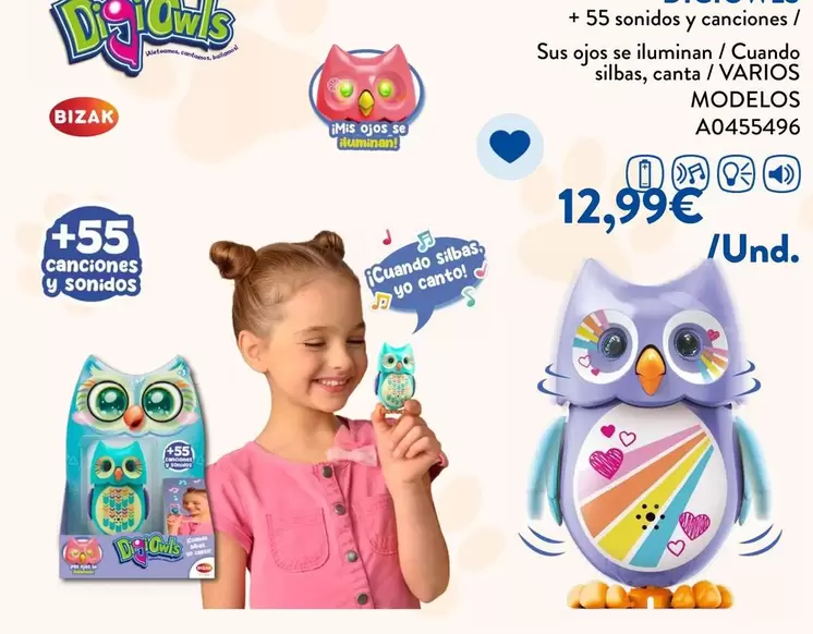 Bizak - Digiowls + 55 Sonidos Y Canciones / Sus Ojos Se Iluminan / Cuando Silbas