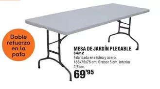 Mesa De Jardín Plegable