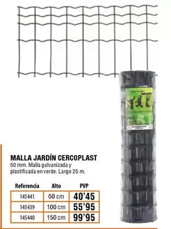 Malla Jardín Cerroplast