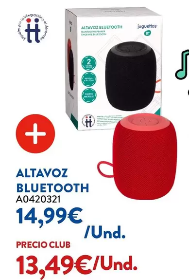 Juguettos - Altavoz Bluetooth