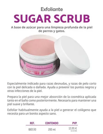 Exfoliante Sugar Scrub
