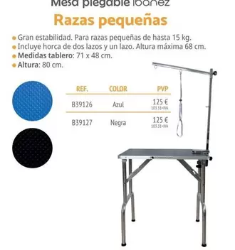 Ibanez - Razas Pequeñas Mesa Plegable