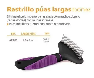 Rastrillo Púas Largas