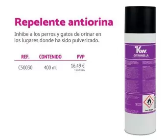 KW - Repelente Antiorina
