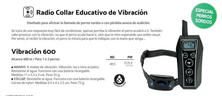 Funciona - Radio Collar Educativo De Vibración