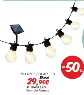 25 Luzes Solar Led