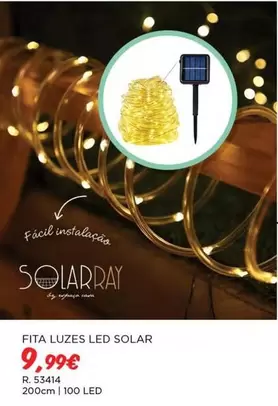 Fita Luzes Led Solar
