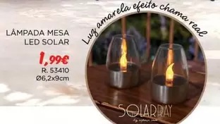 Lampada Mesa Led Solar