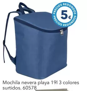 Mochila Nevera Playa 13 Colores Surtidos