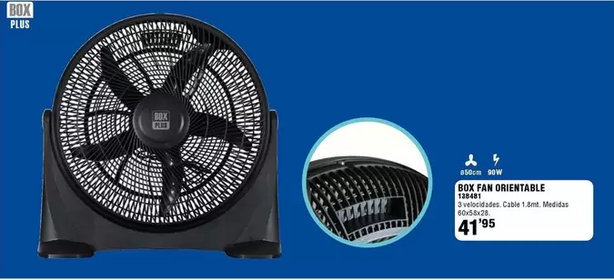 Box Plus - Fan Orientable