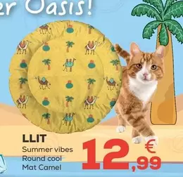 Summer Vibes - Cama Round Cool Mat Camel