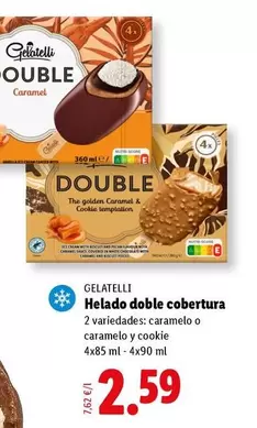 Gelatelli - Helado Doble Cobertura
