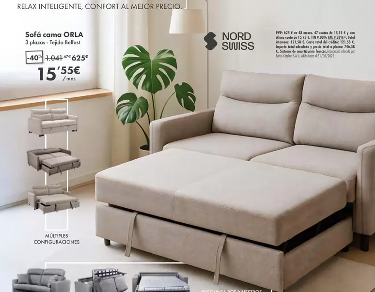 Sofá Cama Orla