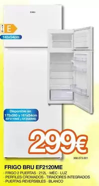 Bru - EF2120ME frigo