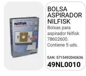 Nilfisk - Bolsa Aspirador