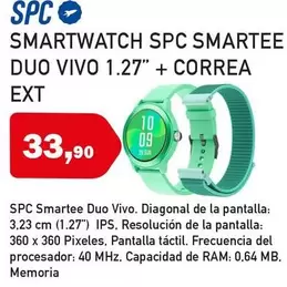 SPC - Smartwatch  SmartEE DUO VIVO 1.27" + Correa EXT
