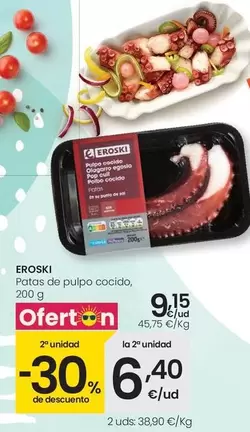 Eroski - Patas De Pulpo Cocido