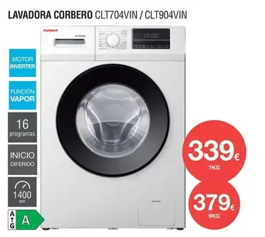 Corberó - Lavadora Clt704vin/clt904vin