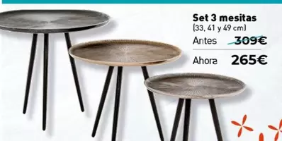 Set 3 Mesitas