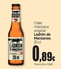 Ladrón de Manzanas - Cider Manzana Original