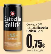 Estrella Galicia - Cerveza 0,0 Tostada