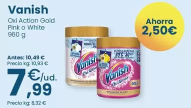 Vanish - Oxi Action Gold Pink O White