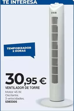 HJM - Ventilador De Torre